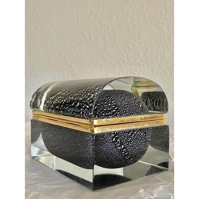 Contemporary Mandruzzato Sommerso Murano Box For Sale - Image 3 of 12
