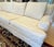 1960s Grand Scale Formal Sofa Hollywood Regency Damask Fabric For Sale - Image 9 of 12