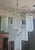 Hollywood Regency 1970s Gaetano Sciolari 9-Light Brass & Glass Chandelier | Italian Modern Hollywood Regency For Sale - Image 3 of 7