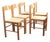 Set of Five Post Modern Dowel Frame Dining Chairs Made in Italy C. 1980's After Hank Lowenstein For Sale