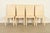 Postmodern Mario Bellini Style Italian Modern Cream Leather Wrapped High Back Dining Chairs, Set of Four For Sale - Image 3 of 13