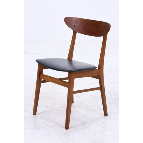 Mid-Century Danish Teak and Leather Chairs from Farstrup Møbler, Set of 4 For Sale - Image 15 of 16