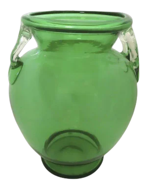 Steuben Pomona Green Art Glass Vase Early 20th Century