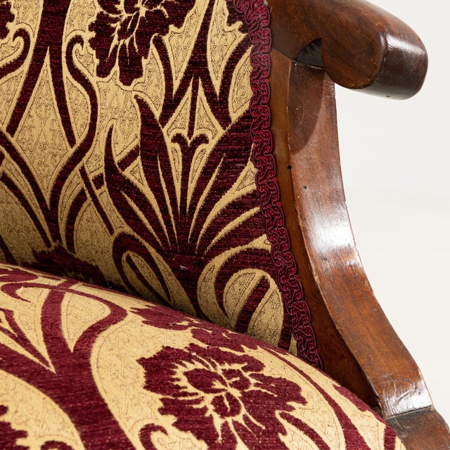 19th Century France Red Wood Dining Chair For Sale - Image 9 of 10