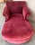 20th Italian Maroon Velvet Chaise Longue With Arms For Sale - Image 4 of 9