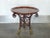 20th Century Neoclassical Maitland Smith Leather Top Center Table With Bronze Feet For Sale - Image 13 of 13