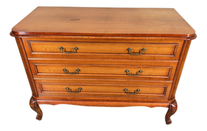 Vintage French Louis XVI Style Carved Chest of Drawers