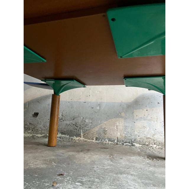 1980s Square Convertible Table by Francesco Binfaré for Cassina, 1980s For Sale - Image 5 of 11