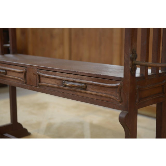 Art Nouveau Wooden Clothes Rack, 1900s For Sale - Image 5 of 13