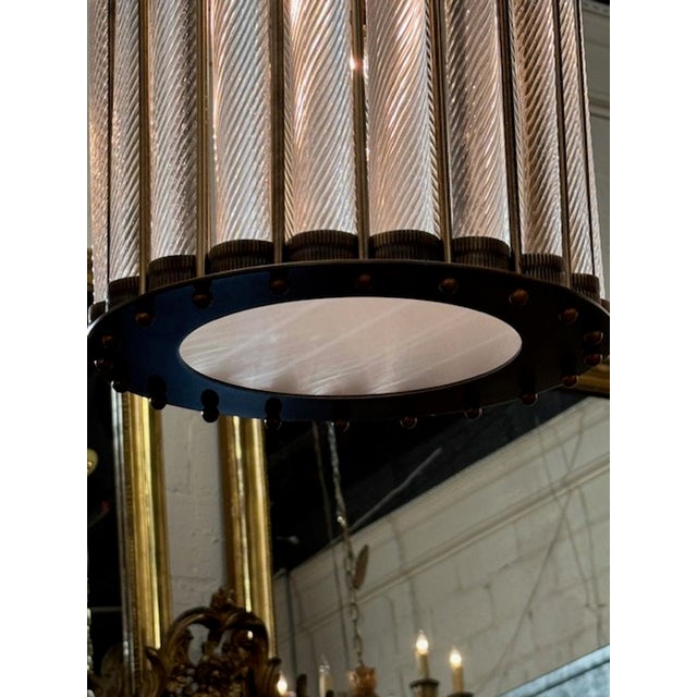 2000 - 2009 Murano Twist Glass Lanterns For Sale - Image 5 of 8