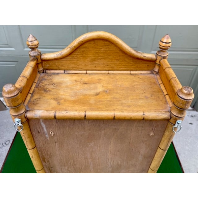 Late 18th Century Late 18th Century French Faux Bamboo Spice Cabinet For Sale - Image 5 of 16