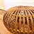 Franco Albini Small Italian bamboo Lobster pot stool Dimensions 54cm diameter 34cm height.