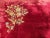 Red 1920s Red Wine Open Field Daisies Floral Antique Chinese Art Deco Rug For Sale - Image 8 of 12