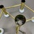 Italian Space Age Brass Ceiling Sconce in the style of Stilnovo, Italy, 1970s For Sale - Image 16 of 18