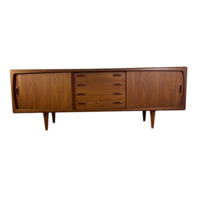 Vintage Teak Sideboard by H.P. Hansen, Denmark, 1960 For Sale