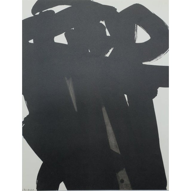 Pierre Soulages, Gouache of 1966, Lithograph For Sale - Image 5 of 5