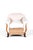 A wonderful deconstructed low armchair with a deep seat and shapely wide back complemented with generous gently scrolling...