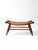 Vintage Early American Rush Seat Bench Stool For Sale - Image 4 of 17