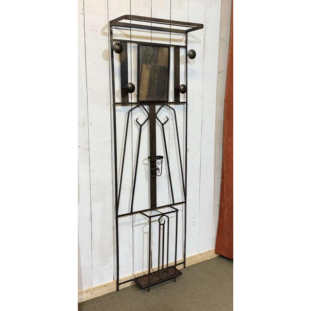 Art Deco Iron Coat Rack, 1960s For Sale - Image 10 of 13
