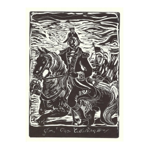 1976 George Washington Linocut