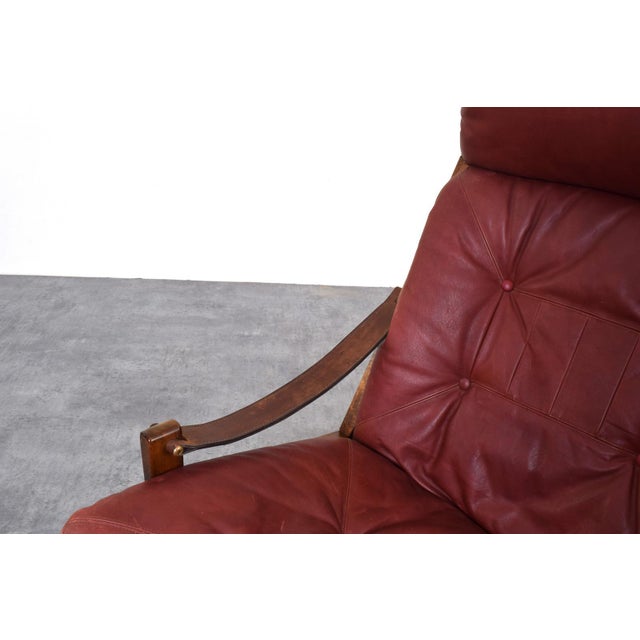 Mid-Century Hunter Lounge Chair by Torbjørn Afdal for Bruksbo, 1960s For Sale - Image 10 of 12