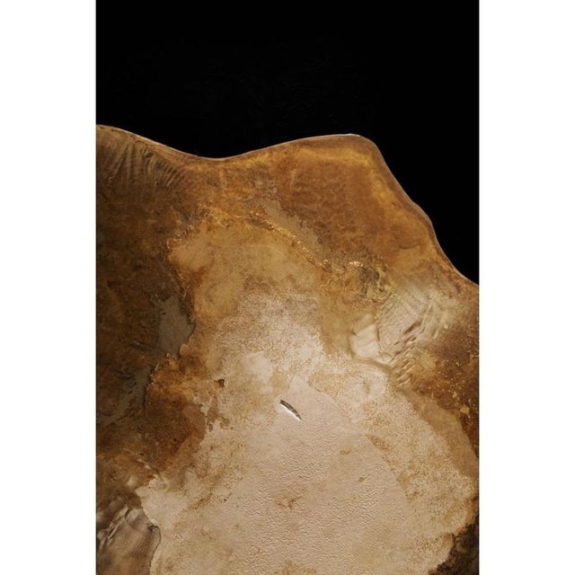 Aurisino One of a Kind Coffee Table in Bronze with Marble and Resin by Alex Turco For Sale - Image 4 of 11