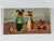 Folk Art Vintage Folk Art Wall Art, Hand Painted For Sale - Image 3 of 7