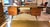 Mid-Century Modern Mid 20th Century Alma Skulptura Mid Century Walnut Executive Desk, 78” Danish Modern, Cane Panel For Sale - Image 3 of 11