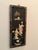 Vintage Asian Chinoiserie Black Lacquer Wall Plaques Art With Mother-of-Pearl Inlay For Sale In Chicago - Image 6 of 9