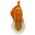 1960s 1960s Alfredo Barbini Bullicante Aventurine Murano Glass Pear Scupture For Sale - Image 5 of 6