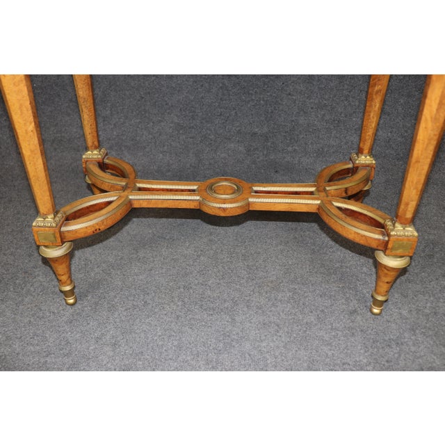 Rouge Marble Jewelery Quality Bronze Secretary Desk by Jules Piret For Sale - Image 4 of 17