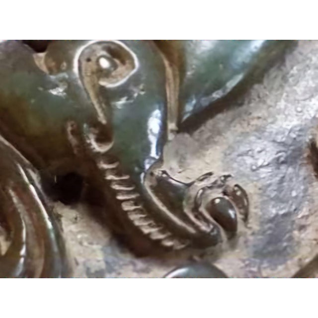 Gemstone Antique Chinese Jade "Bi" Disk - Ritual Scroll For Sale - Image 7 of 12