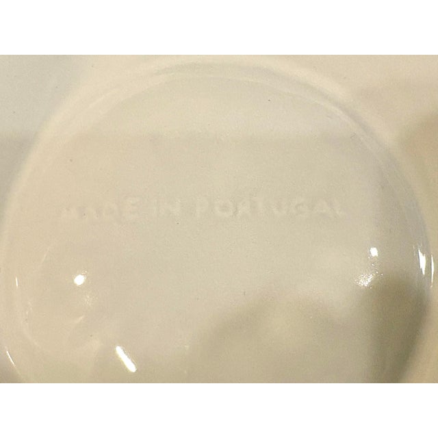 Contemporary Majolica Style Artichoke Plates From Portugal - Set of Three For Sale In Atlanta - Image 6 of 8