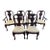 1980s Baker Furniture Company Dining Chairs For Sale