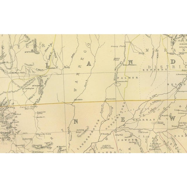 Paper Map of Queensland, 1882 For Sale - Image 7 of 8