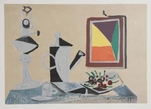 1980s "Nature Morte au Miroir" Screen Print After Pablo Picasso