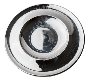 Vintage Stainless Steel Bowl in Polished Metal, 1980s