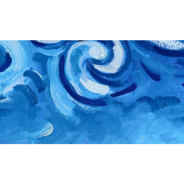 Spirits of the Sea, Modern Impressionist Seascape Oil Painting For Sale - Image 4 of 10