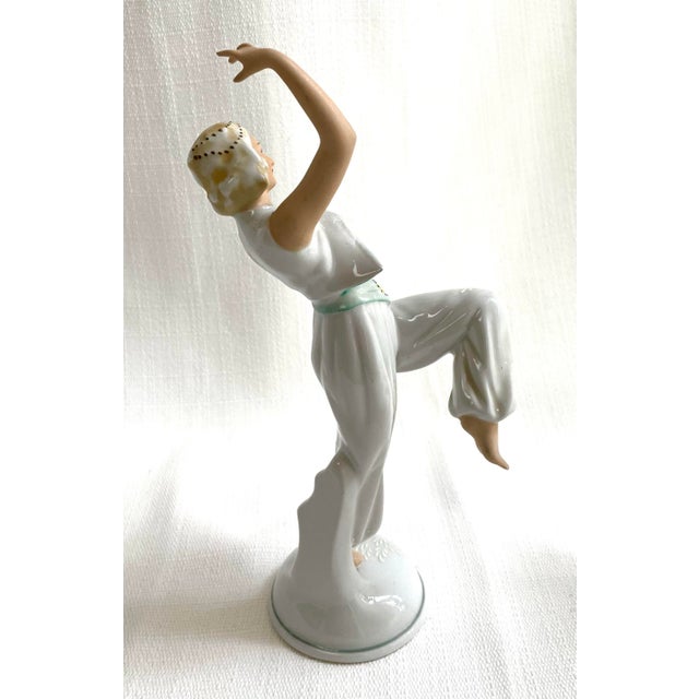 Art Deco 1930s Belly Dancer Statue by Schaubach Kunst For Sale - Image 3 of 8