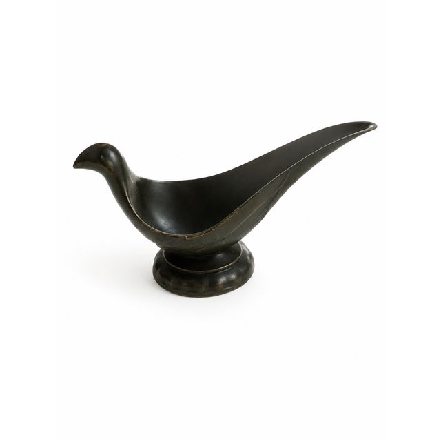 Metal Art Deco Disko Metal Desk Sculpture by Just Andersen, 1930s For Sale - Image 7 of 7