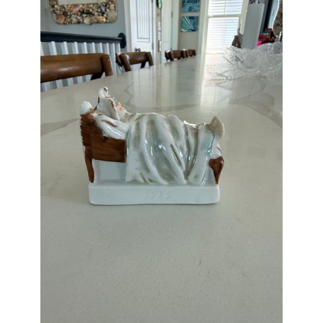 Late 19th Century German Porcelain Bed Fairing Figurine For Sale - Image 9 of 9