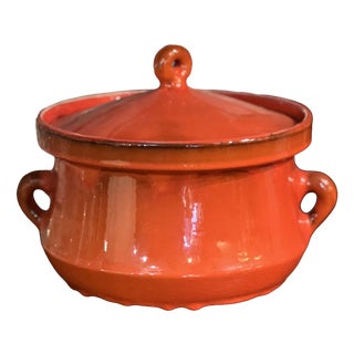 Vintage Ceramic Soup Tureen by Roger Capron for Vallauris, 1960s For Sale