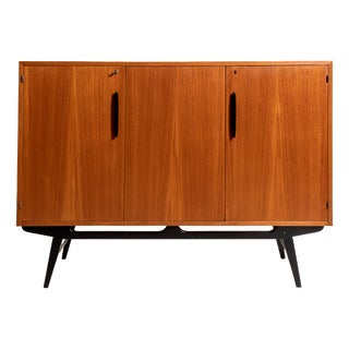 Swedish Teak Casino Highboard, 1950s For Sale