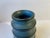 1960s Striped Petrol Blue Ceramic Vase by Knabstrup, 1960s For Sale - Image 5 of 6