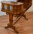 1900s Antique English Hepplewhite Burl Walnut & Leather Top Carlton Writing Desk For Sale - Image 17 of 18