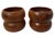 Wood Mid-Century Carved Wood Salad Bowls- Set of 4 For Sale - Image 7 of 7