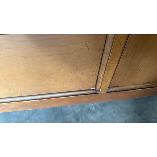 Vintage Hollywood Regency-MCM Transition Century Furniture Co. Hutch For Sale - Image 9 of 10