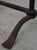 Metal Pair Vintage Fleur -De- Lis Iron Work Fireplace Andirons For Sale - Image 7 of 10