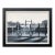 Angela Wakefield, Black & White Painting of People in Sunshine on London Bridge with Tower Bridge, 2011 For Sale