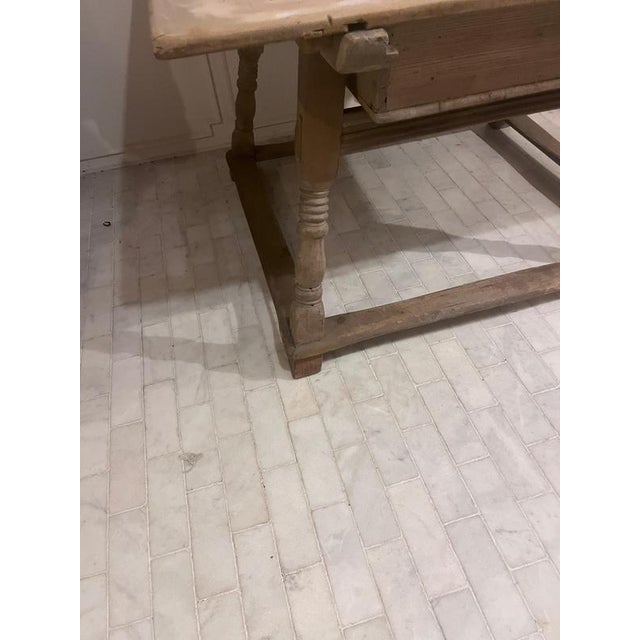 Brown Antique Merchants Pay Table in Wood, 1800s For Sale - Image 8 of 11